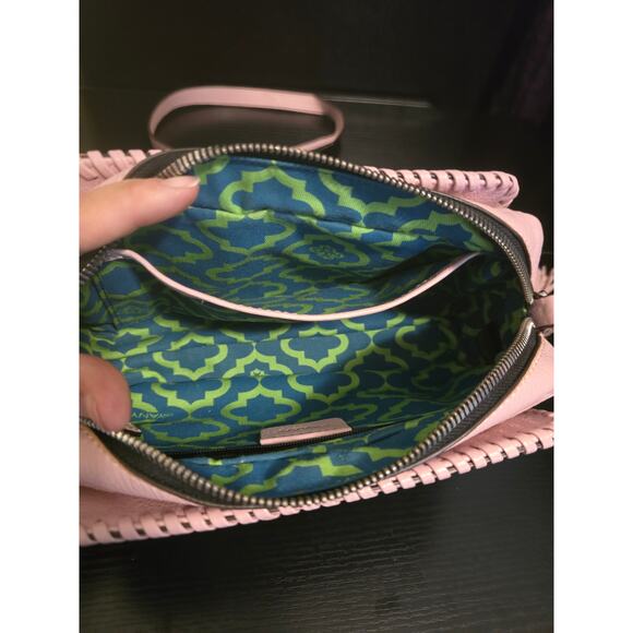 OrYany 100% Light Pink Tassle Crossbody Women's Purse - Picture 8 of 9